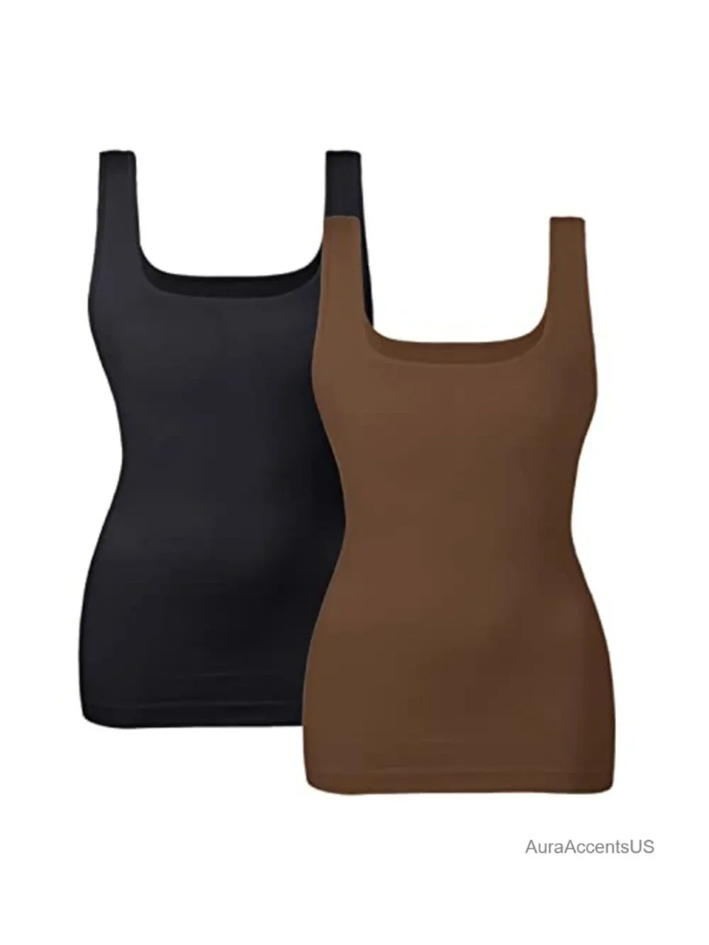 Seamless Square Neck Tummy Control Shapewear Tank Top